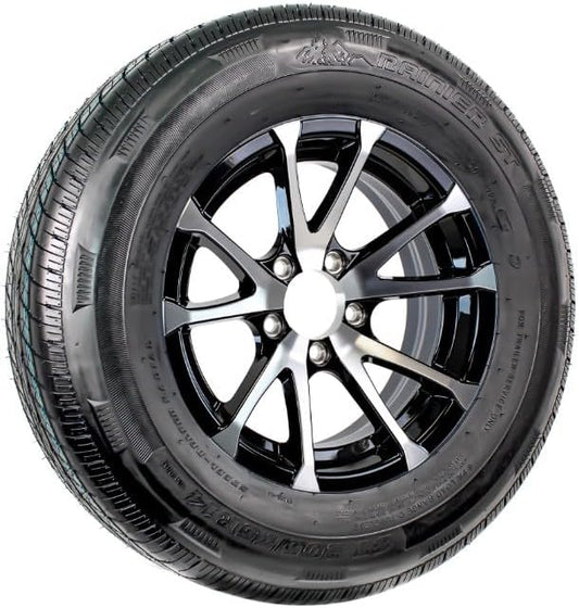 eCustomrim Trailer Tire ST205/75R14 with Avalanche Rim Quality