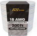 GS Power 18 AWG Duplex Marine Wire 200 Ft - Flexible Marine Grade