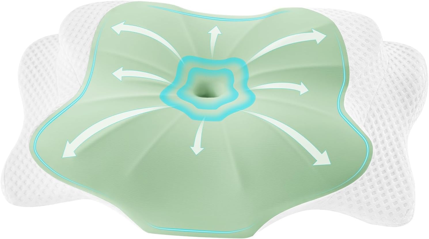 DONAMA Cervical Pillow for Sleeping - Ergonomic Memory Foam Support