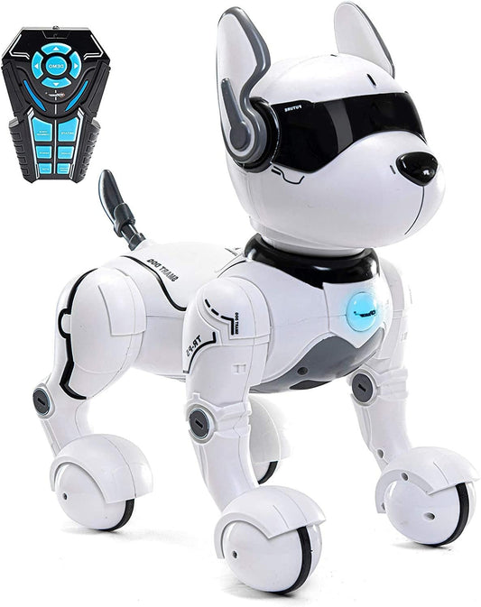 Interactive Programmable Robo Dog for Kids - Realistic Tricks & Actions