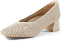 Arromic Women's Closed Toe Chunky Heels for Daily Wear