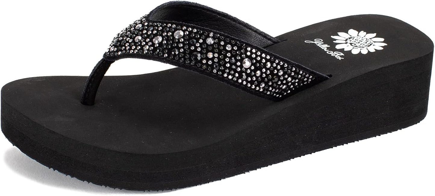 Yellow Box Women's Africa Flip Flop for Comfort and Style