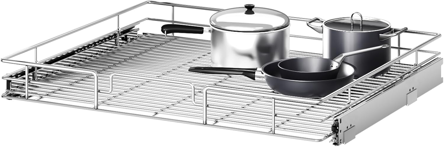 Pull Out Cabinet Organizer for Kitchen and Bathroom Storage