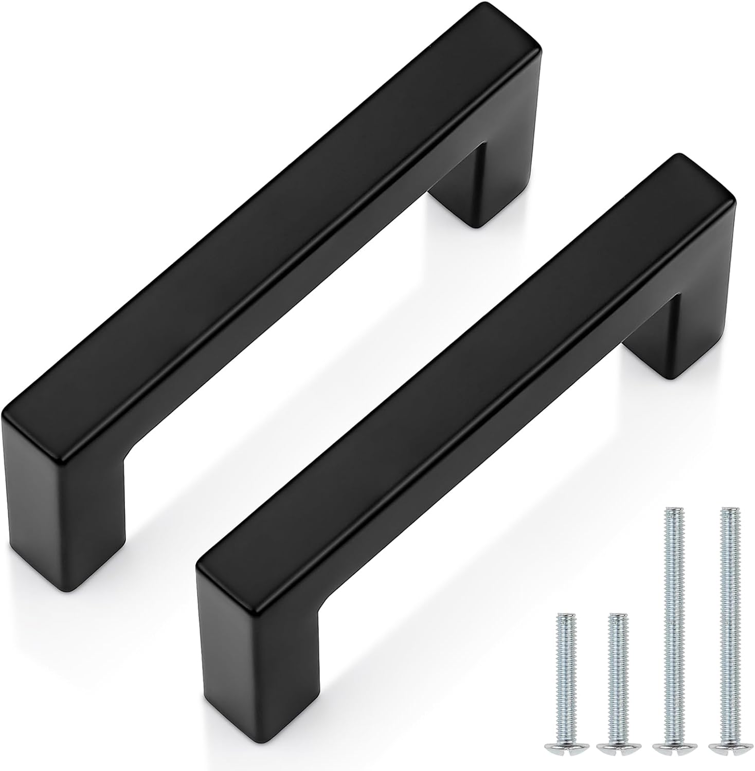 Probrico 25 Pack Black Cabinet Handles for Modern Decor