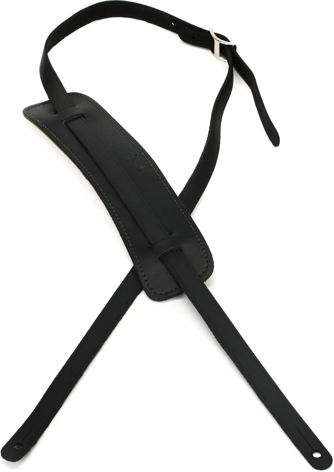 Fender 2in Black Guitar Strap - Vintage Style Comfort