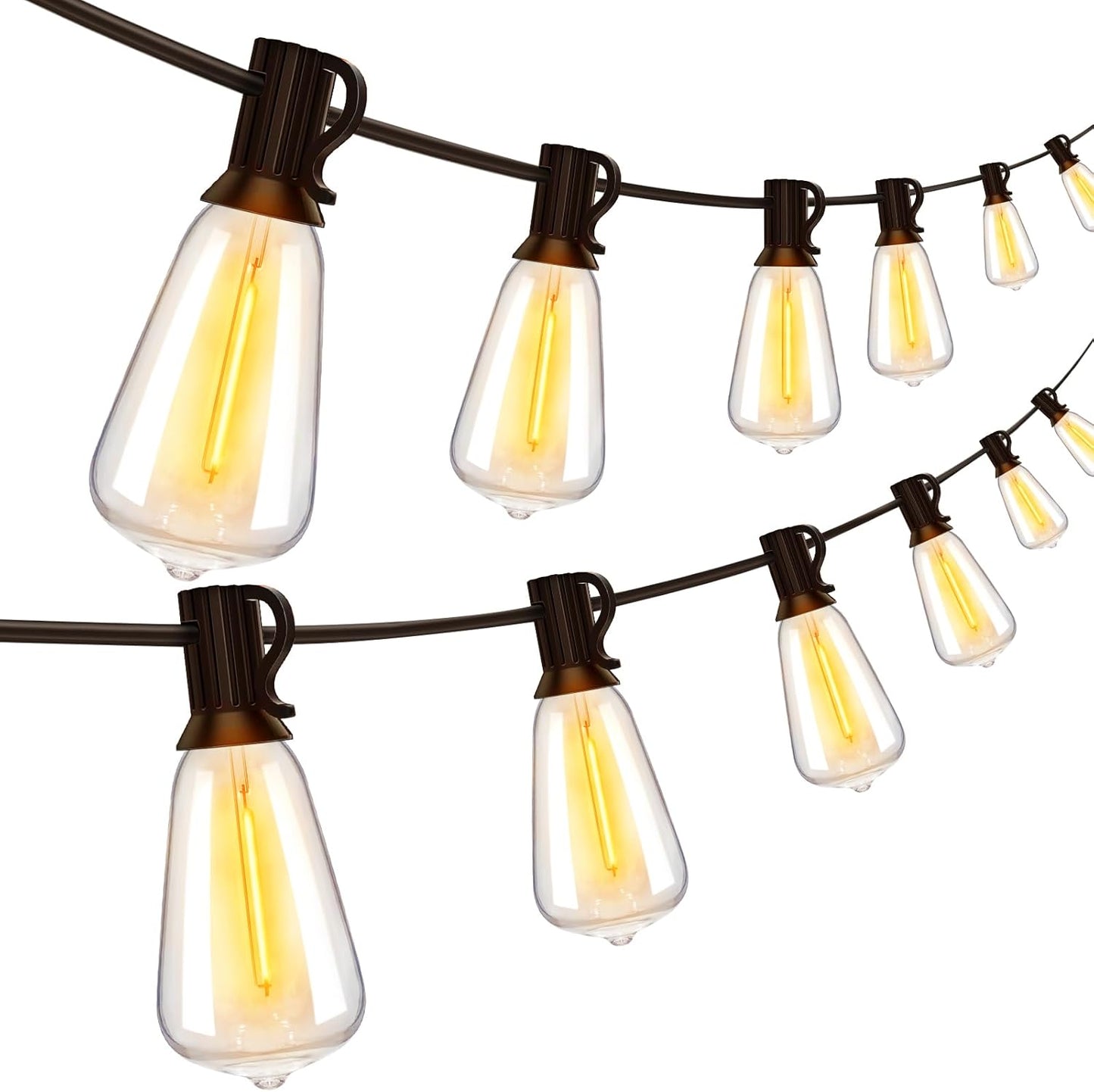 Ollny Outdoor String Lights 160FT for Cozy Ambiance and Durability