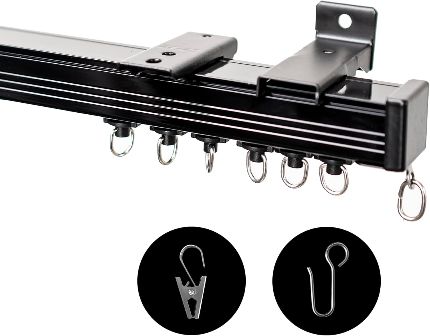 RoomDarkning Ceiling Curtain Track for RV - Heavy Duty, Easy Installation
