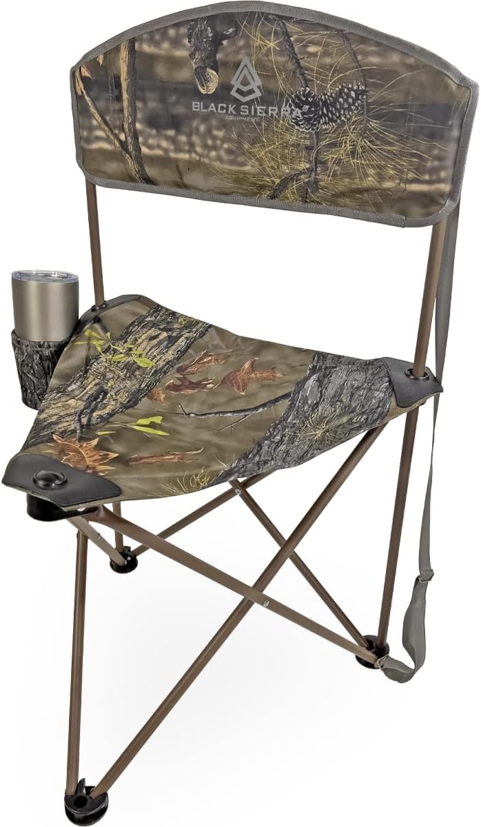 Lightweight Backrest Tripod Stool for Outdoor Adventures