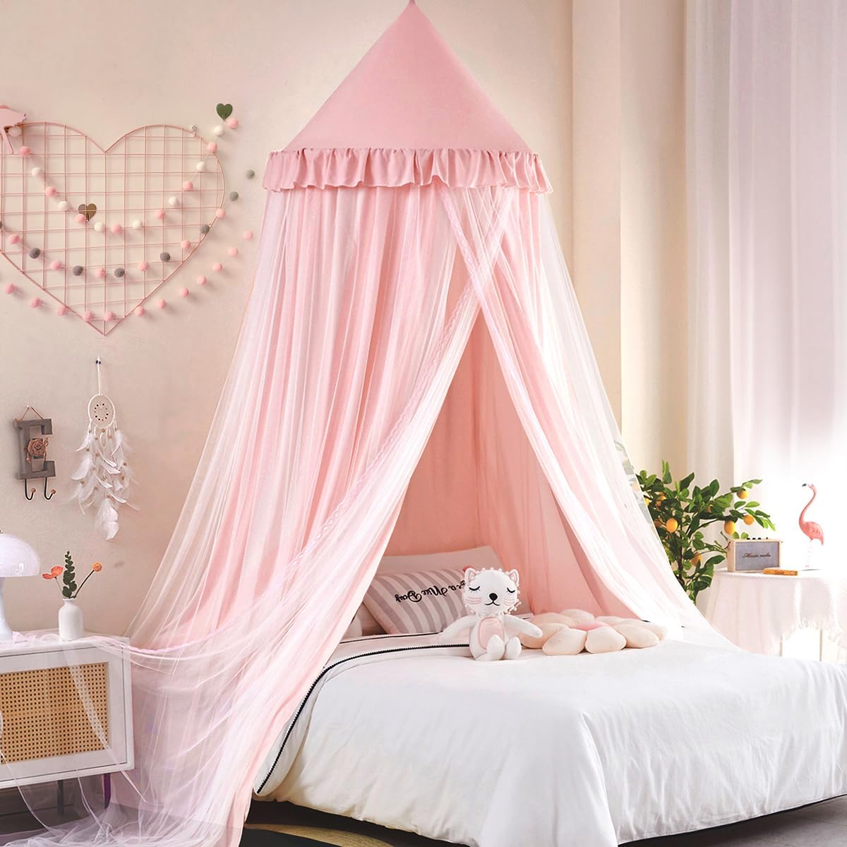 Princess Castle Dreamy Canopy for Kids Room by Kertnic