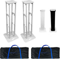 Rockville RTP-GO Portable DJ Totem Light/Speaker Stand Set
