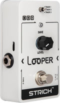 STRICH Looper Guitar Pedal with 3 Slot Storage - 90min Capacity