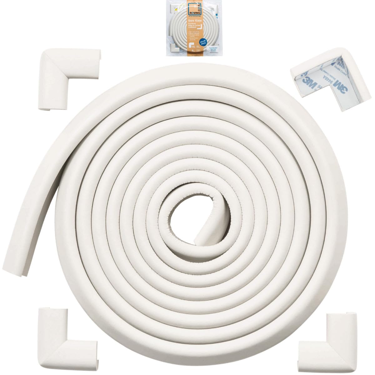 Baby Proofing Edge & Corner Protector - Heavy-Duty Safety Bumper
