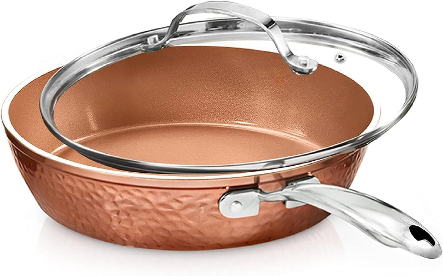 Gotham Steel Hammered Copper 12 Inch Nonstick Frying Pan Review