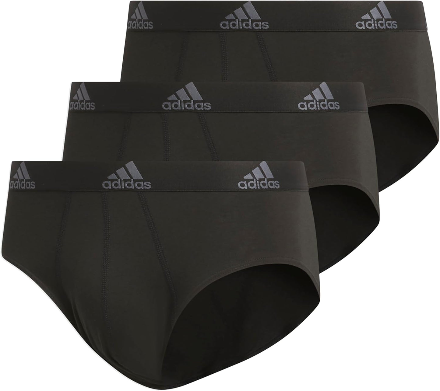 adidas Performance Stretch Cotton Briefs for Active Comfort