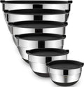 Umite Chef Mixing Bowls with Airtight Lids - Sturdy Nesting Set