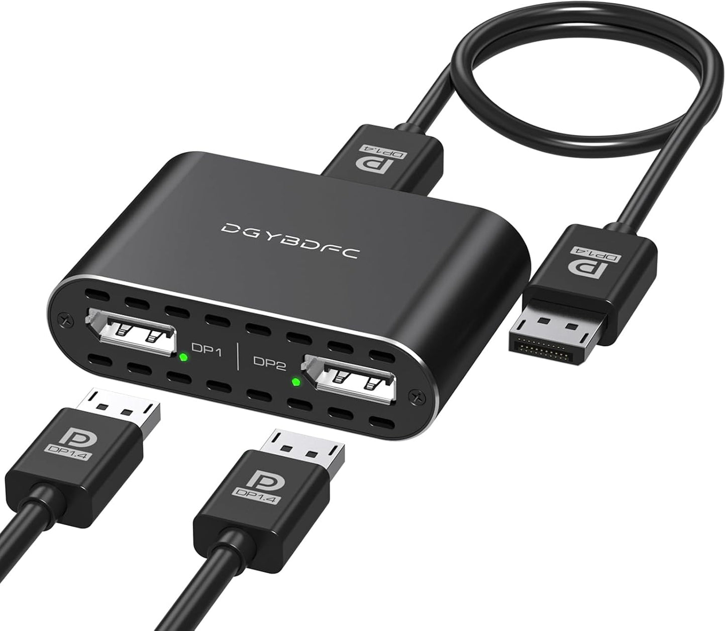 DisplayPort to Dual DisplayPort Splitter for 4K120Hz or 4K144Hz