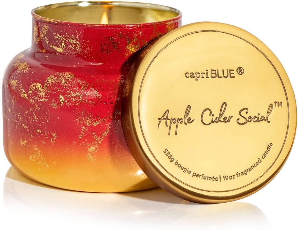 Capri Blue Apple Cider Social Candle - Glimmer Collection