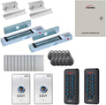 Two Door Access Control Kit for Inswing Door 300lbs MagLock - Complete