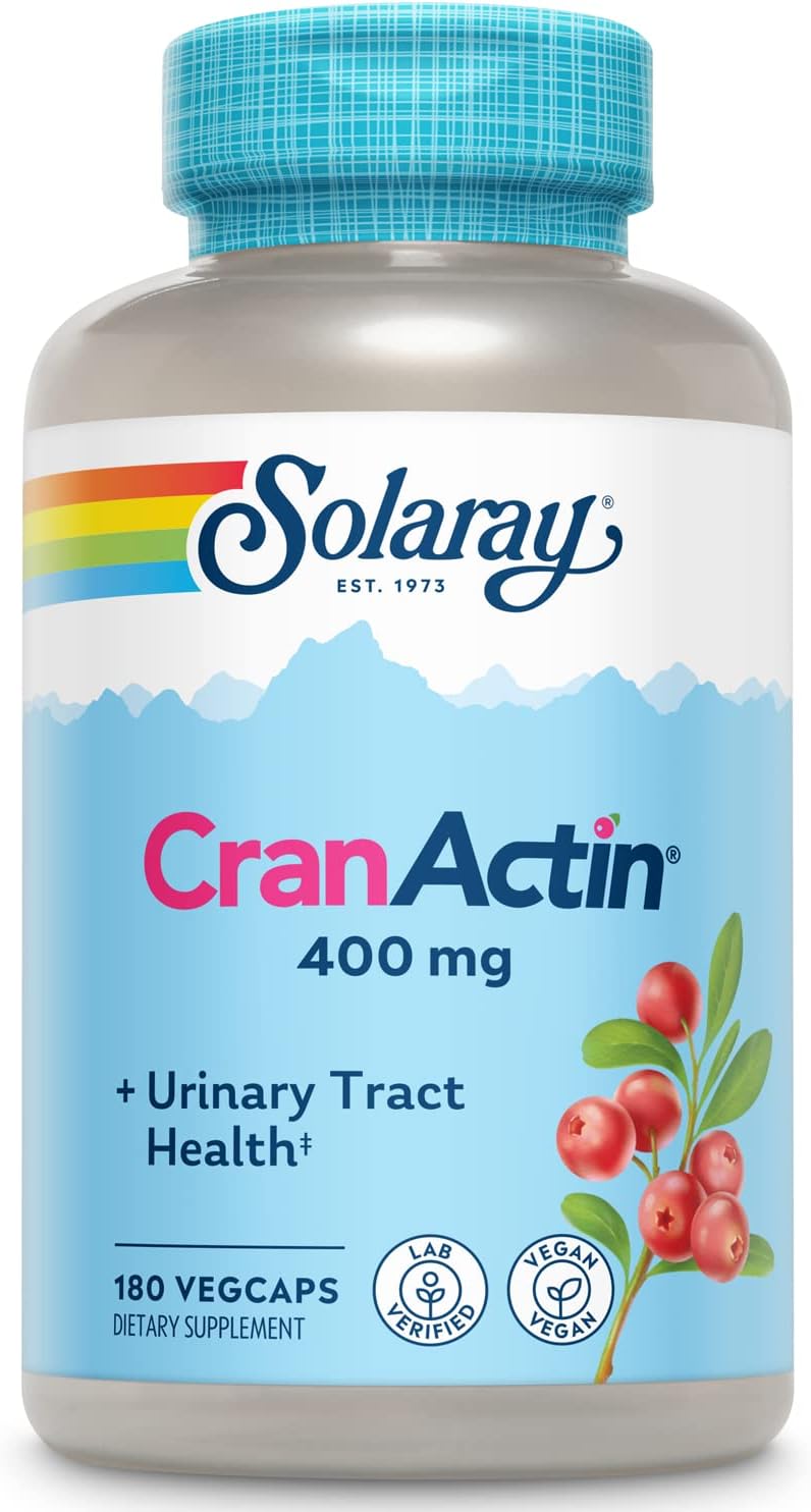 Solaray Cranactin Cranberry AF Extract Capsules for Wellness