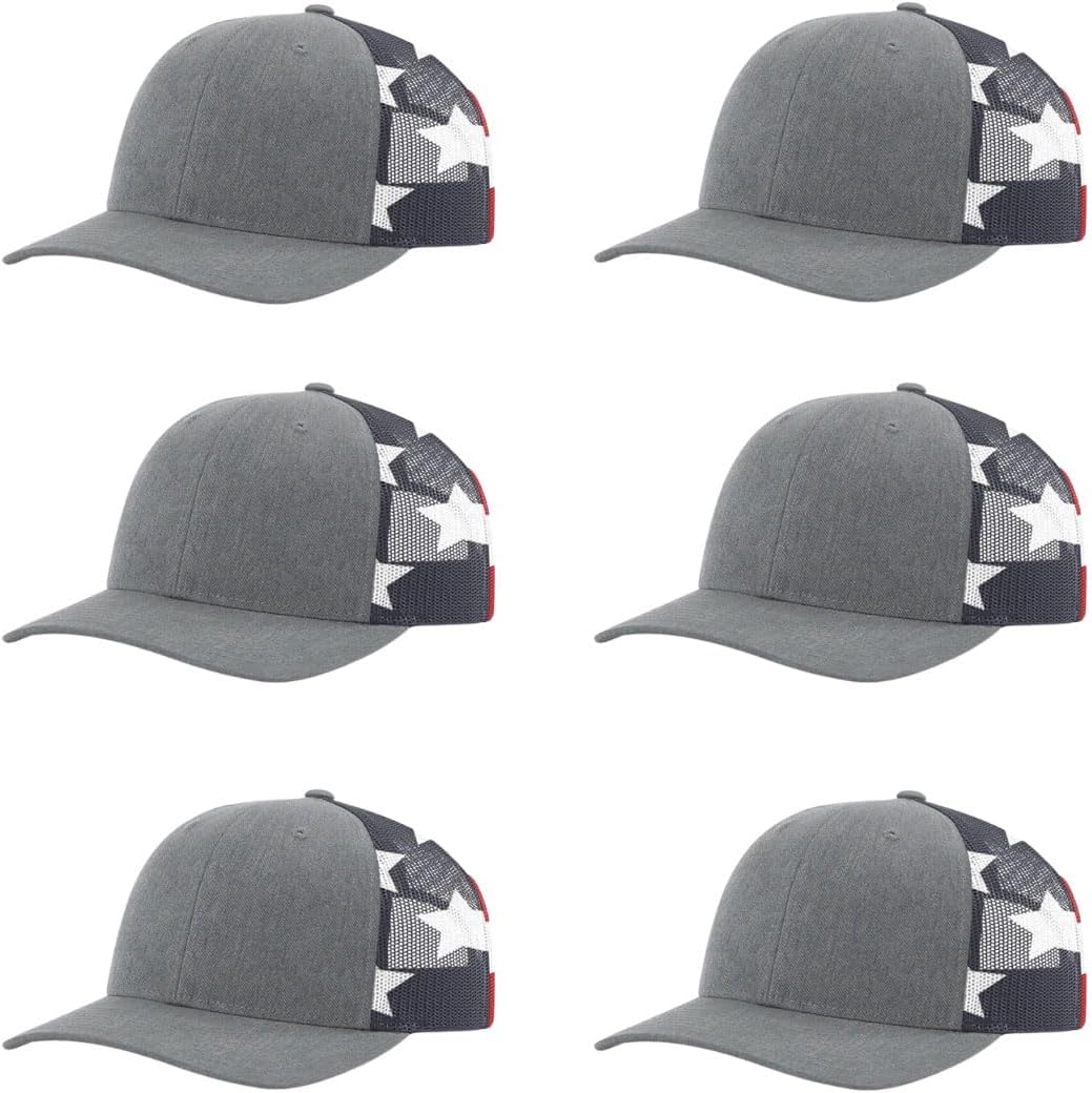 Richardson 112 Classic Six-Panel Adjustable Snapback Trucker Cap