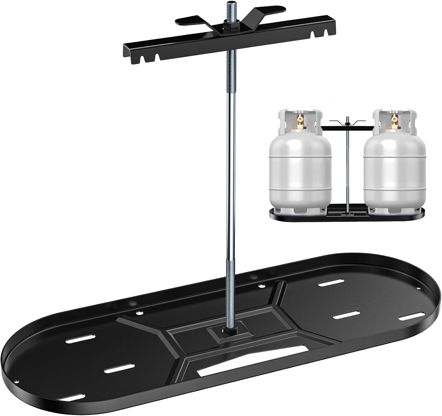 Skyflame Steel RV Dual Propane Tank Mounting Rack Review
