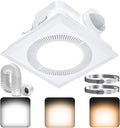 Bathroom Exhaust Fan with Light - Quiet 110 CFM Vent Fan
