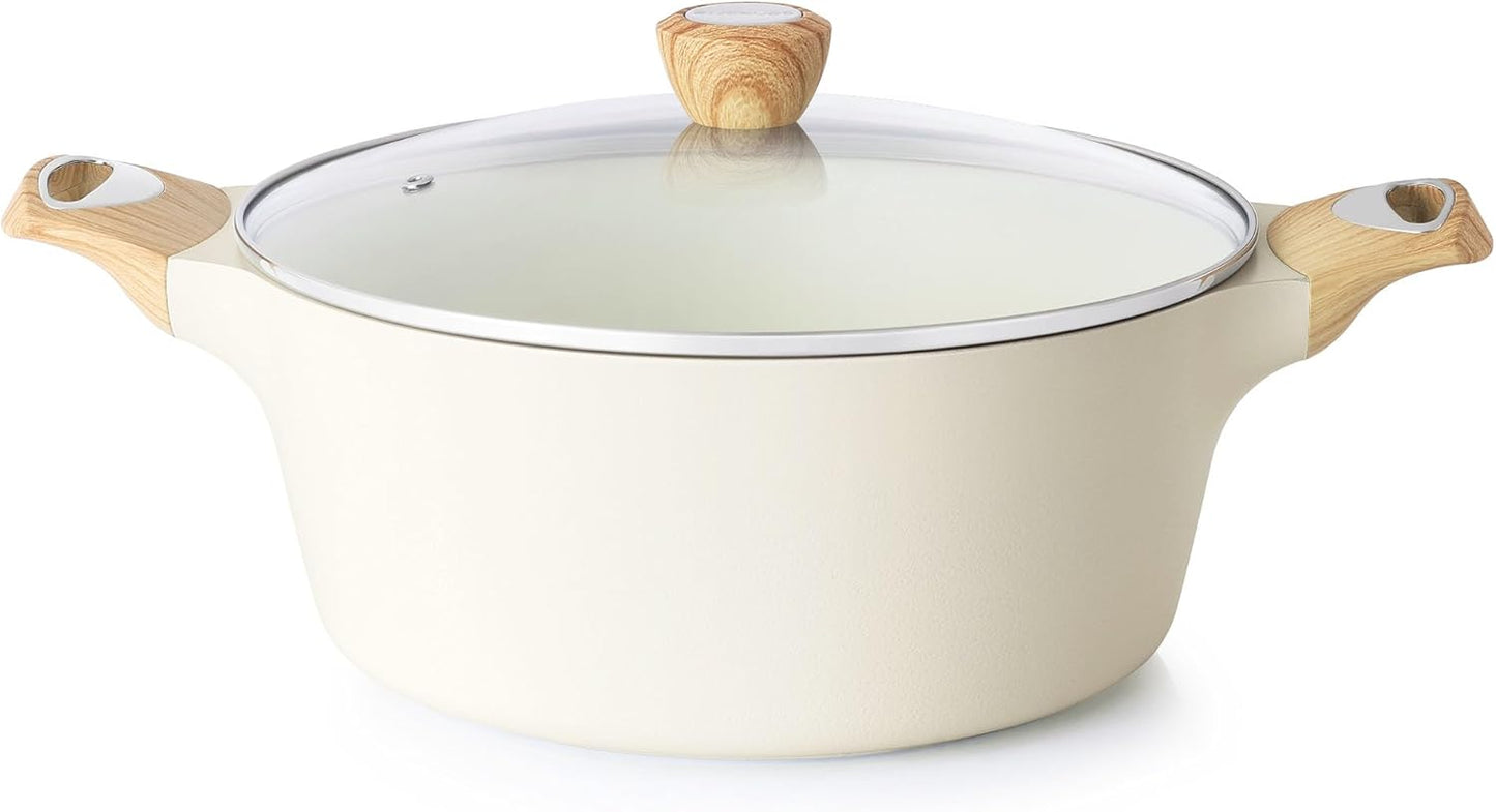 SENSARTE Ceramic Nonstick Stock Pot for Healthy Cooking Needs