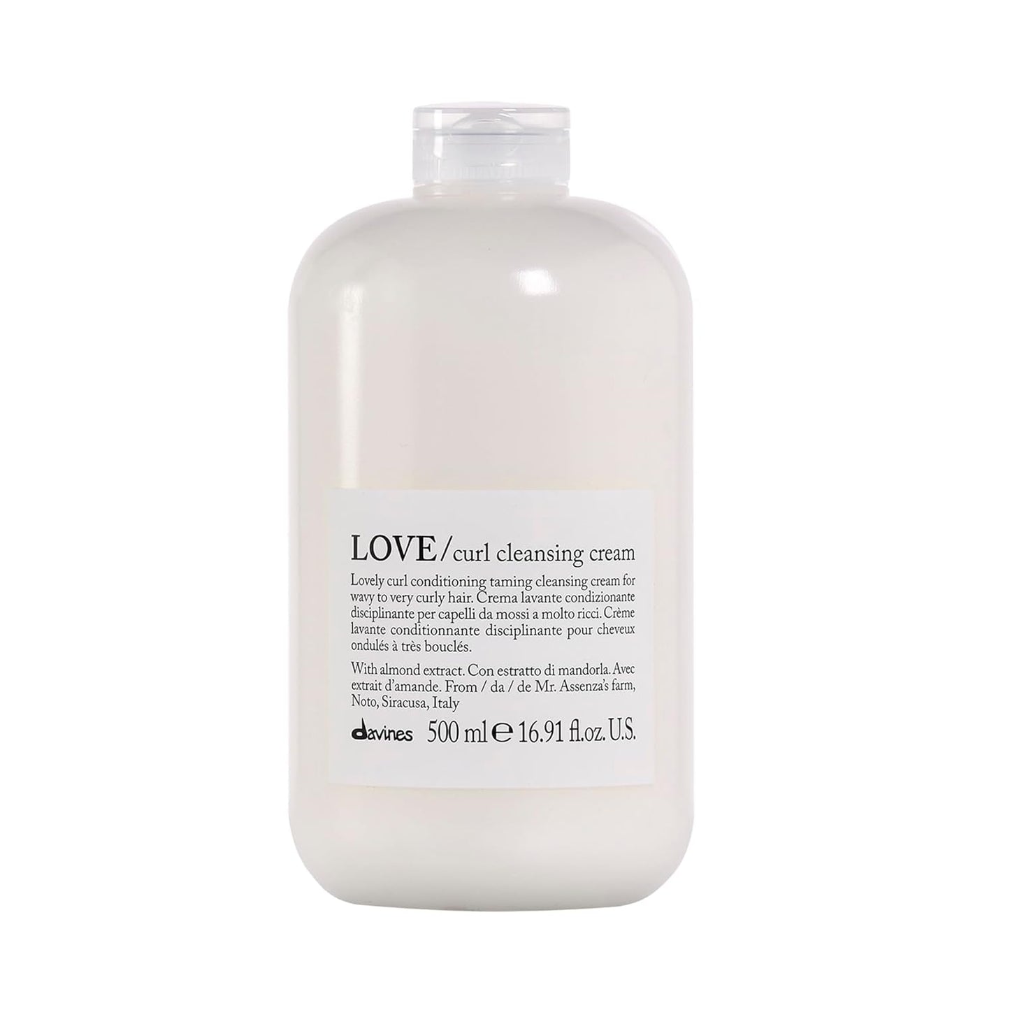 Davines LOVE Curl Cleansing Cream for Wavy and Curly Hair