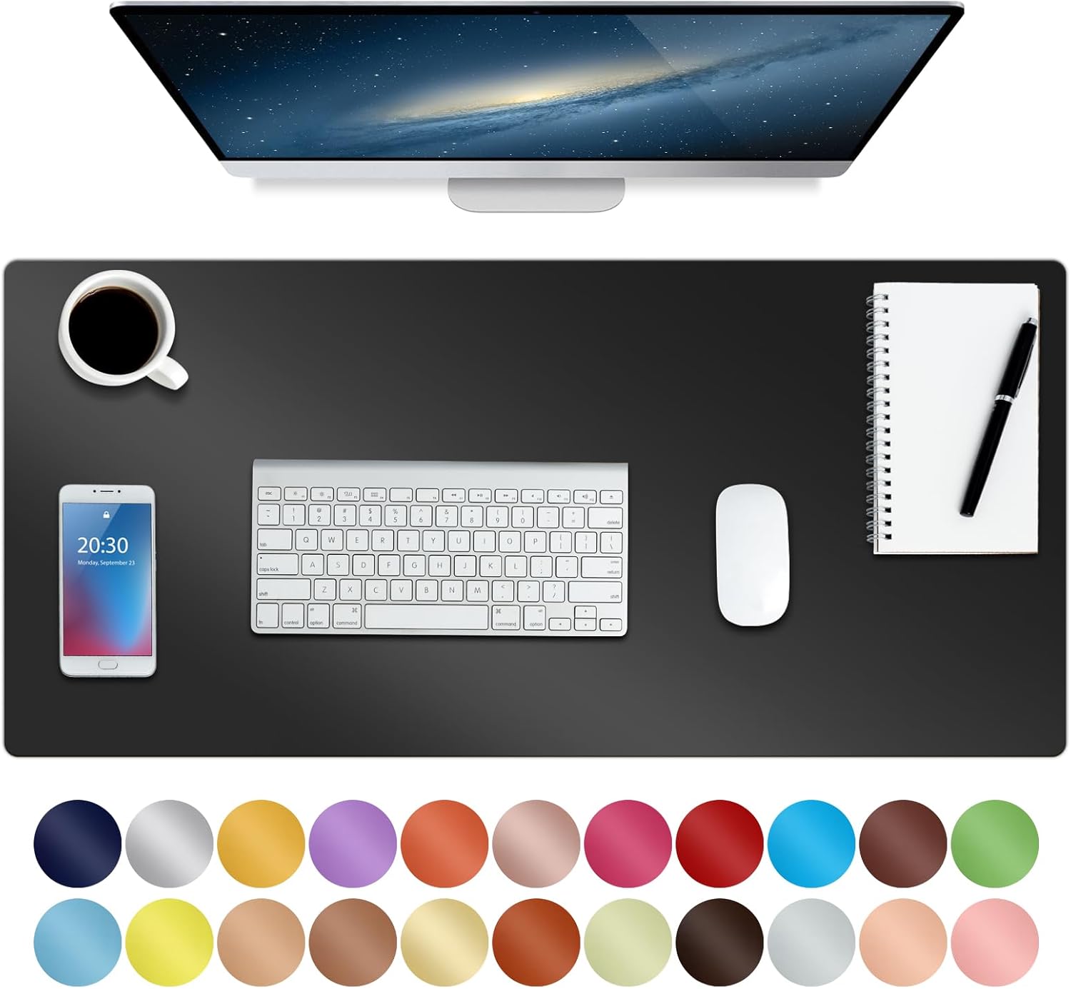 Stylish Boutilon Desk Pad: Waterproof, Non-Slip, Ultimate Desk Protection