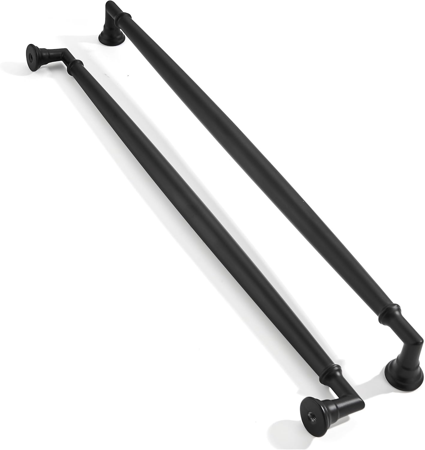 10 Pack 10 Inch Hole Center Matte Black Cabinet Pulls for Modern Homes