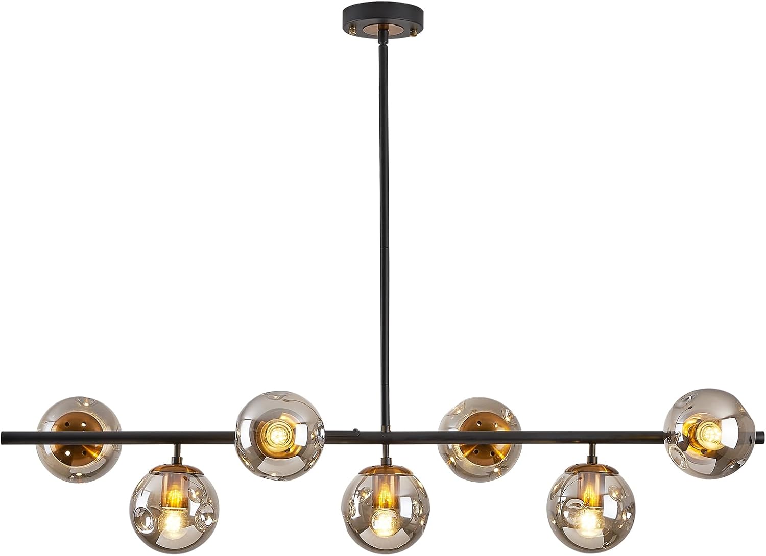 Modern Linear Chandeliers for Dining Room - 7 Lights Sputnik