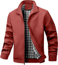 Men's Bomber Jacket Lightweight Casual Windbreaker - Comfortable Shoes