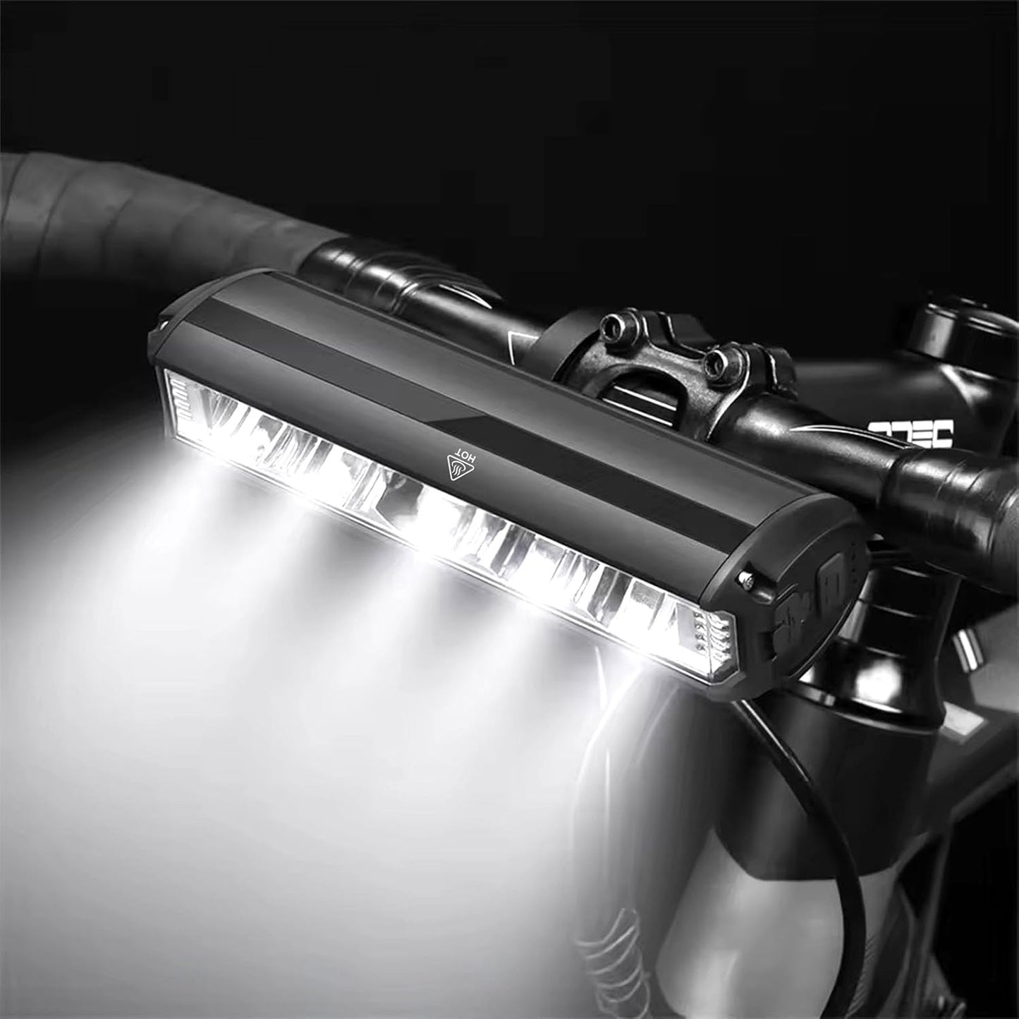 4800 Lumen Bike Lights for Night Riding - USB-C Rechargeable