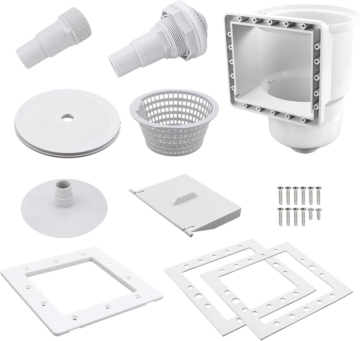 Kefly Above Ground Pools Skimmer with Accessories for Easy Use