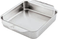 OvenBond 8 in x 8 in Stainless Steel Square Baker Pan - Even Baking