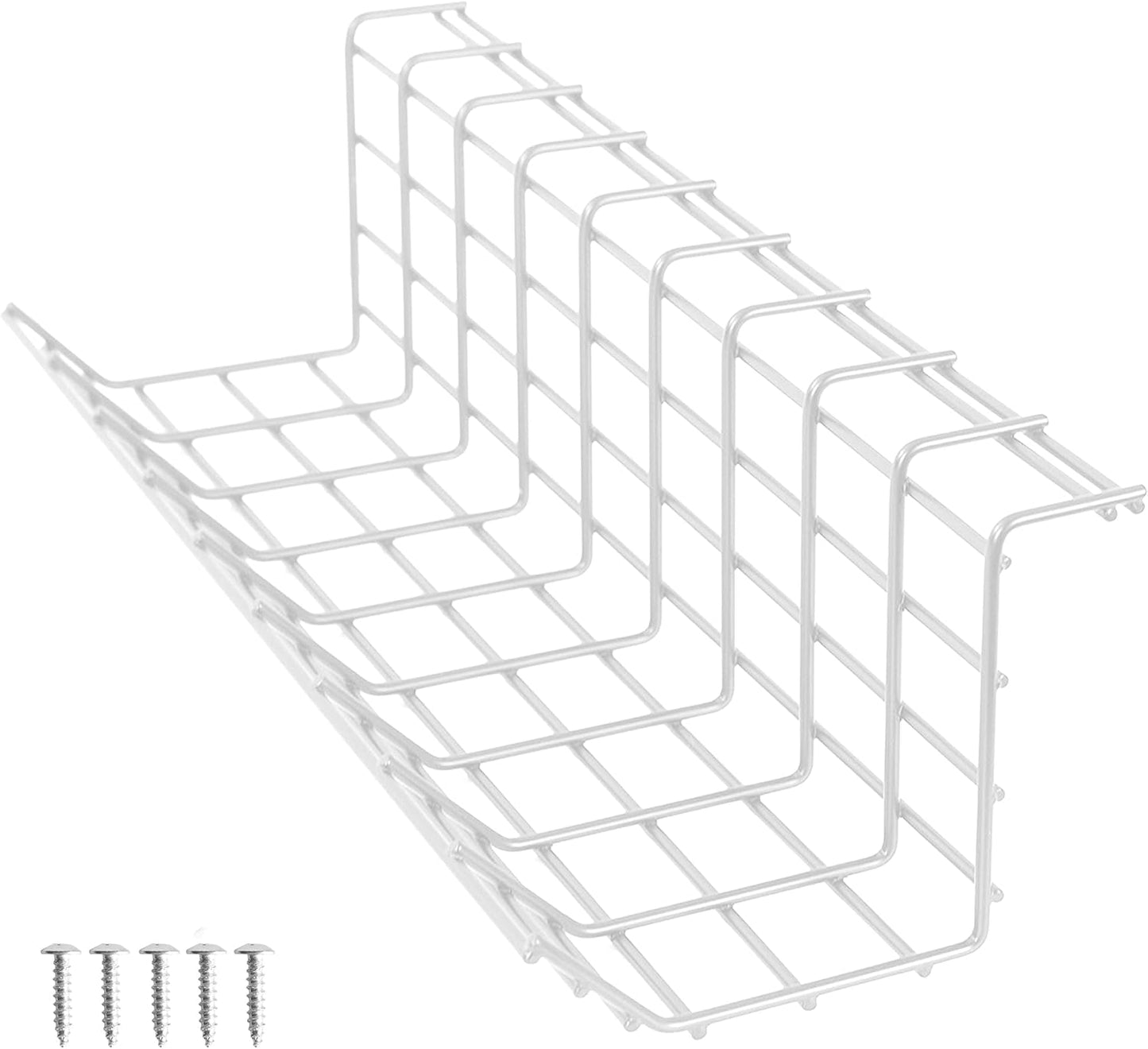 VIVO Iron Cable Management Tray for Neat Home Offices