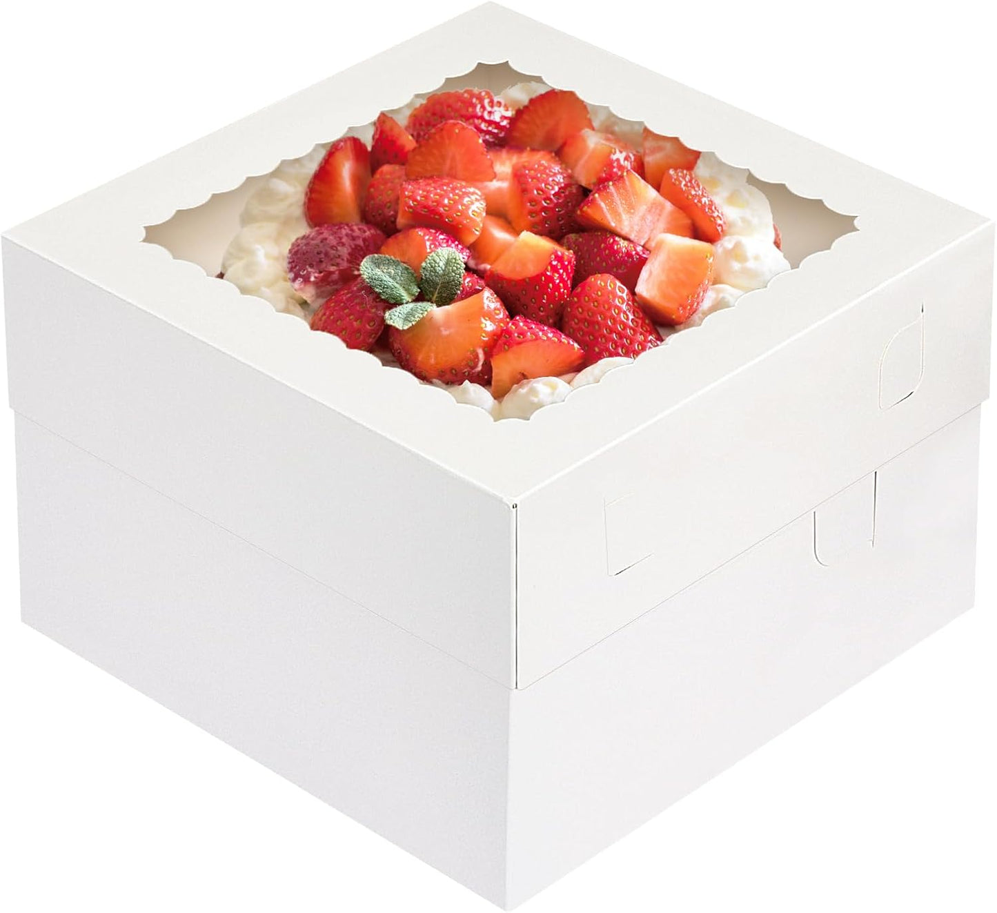 Moretoes 15Pcs Cake Boxes with Window for Beautiful Desserts