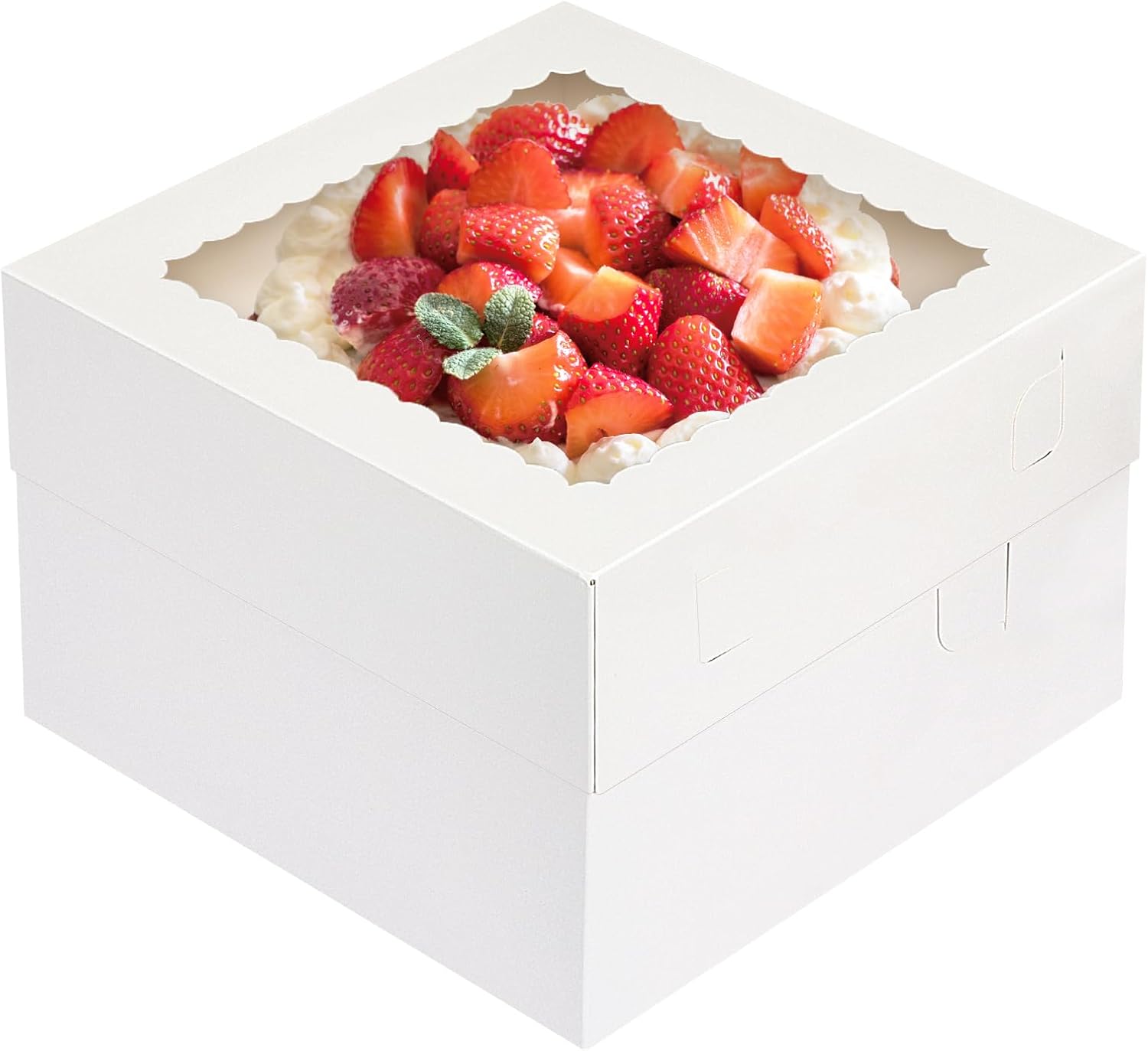 Moretoes 15Pcs Cake Boxes with Window for Beautiful Desserts