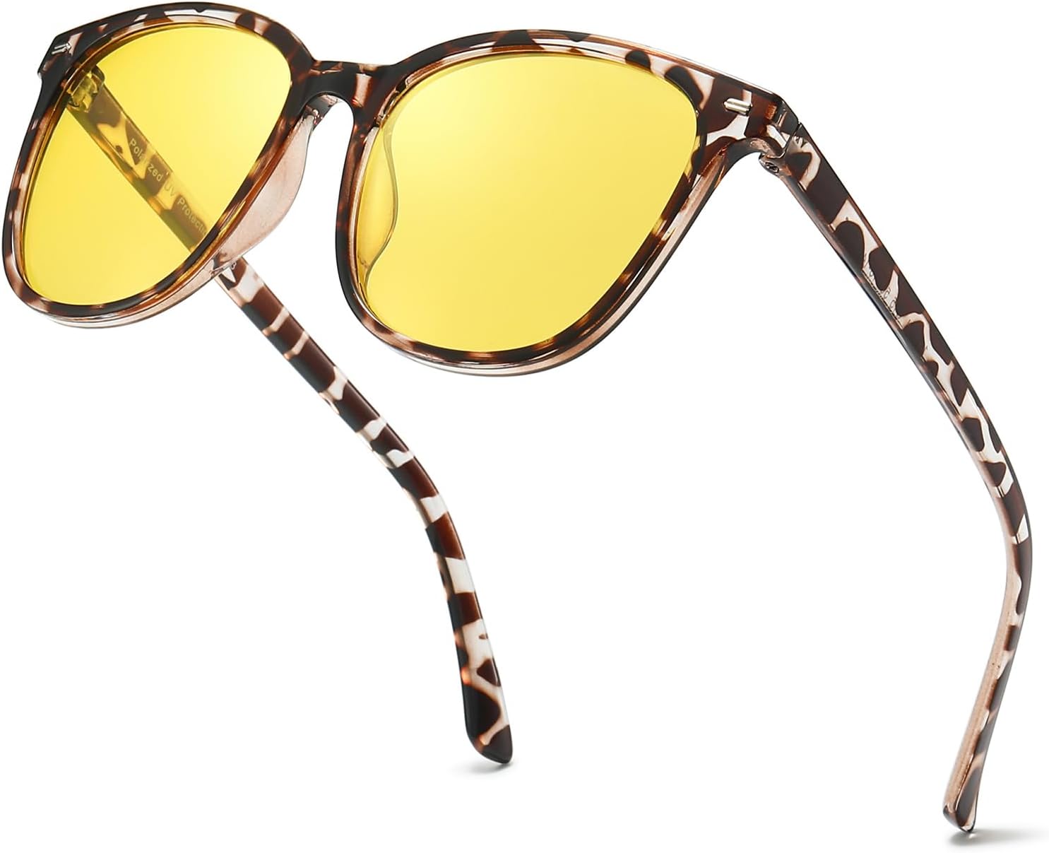 Polarized Night Vision Glasses for Women with UV400 Protection