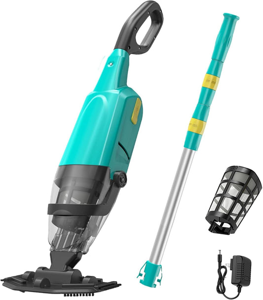 Cordless Rechargeable Pool Vacuum for Inground and Above Ground