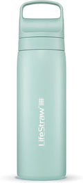 18oz Seafoam Insulated Water Filter Bottle - Travel