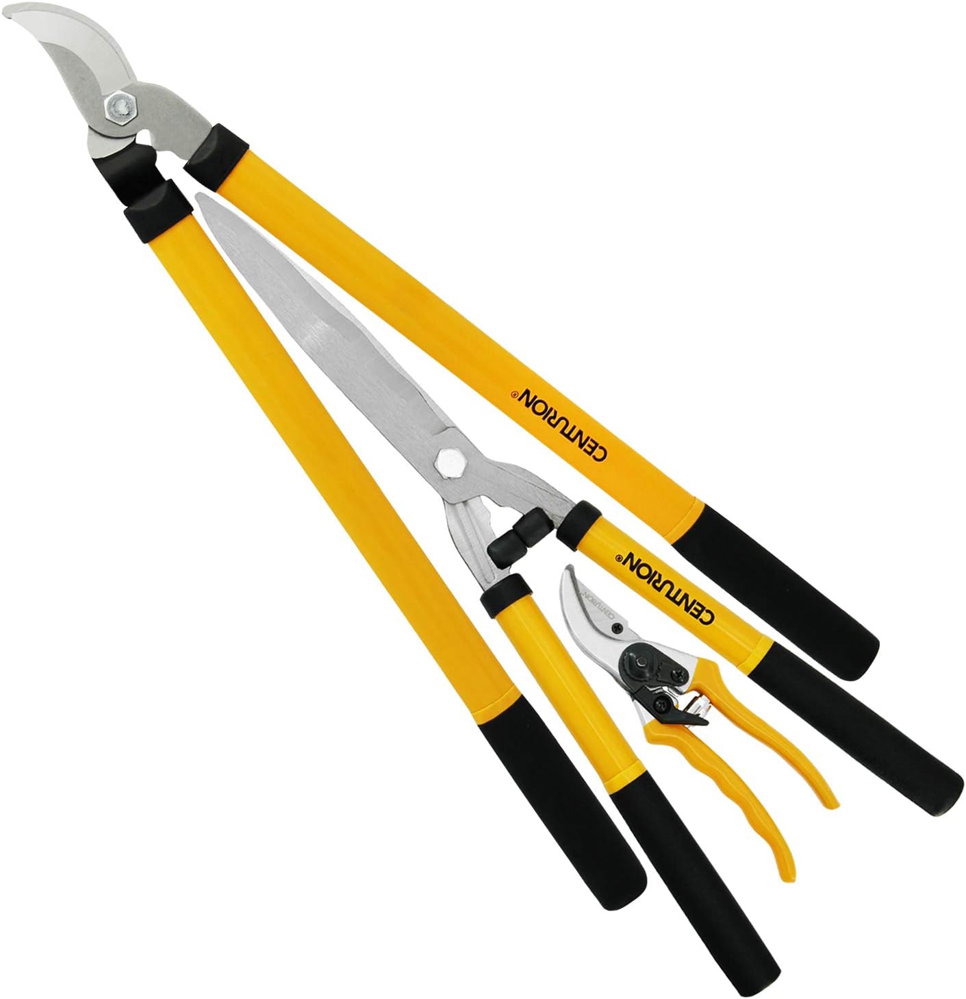 Centurion 3-Piece Lopper, Hedge Shear & Pruner Set for Gardening