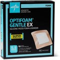 Medline Optifoam Gentle EX Bordered Foam Dressing 5 x 5 in