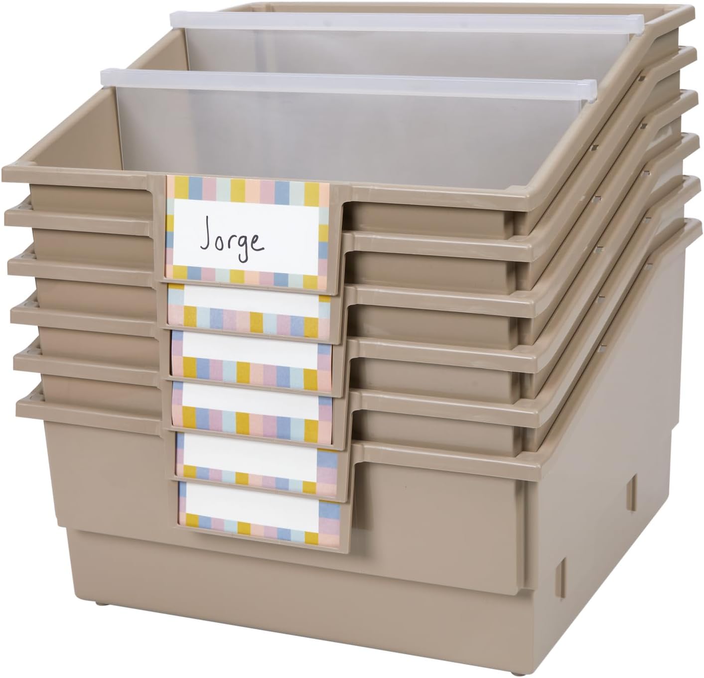 Really Good Stuff Picture Book Classroom Library Bins - 6 Pack