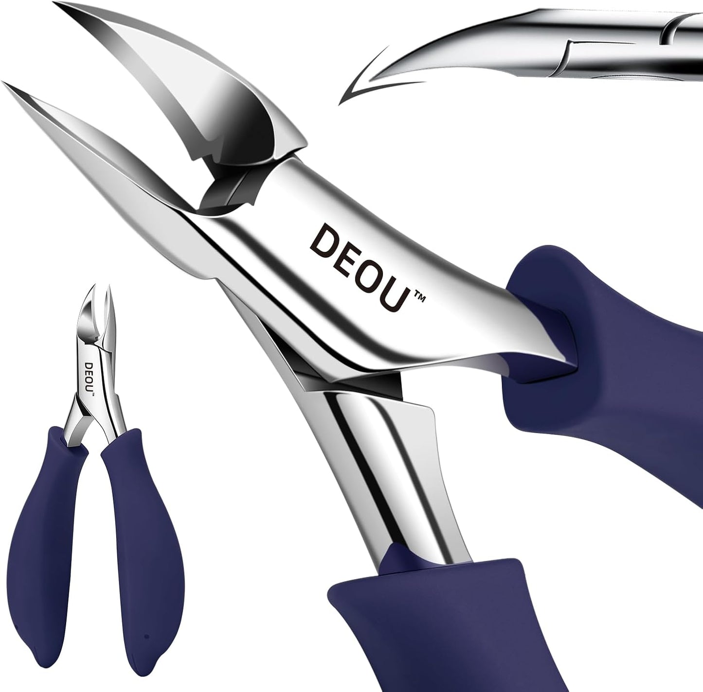 Professional Stainless Steel Podiatrist Nail Clippers for Thick Nails