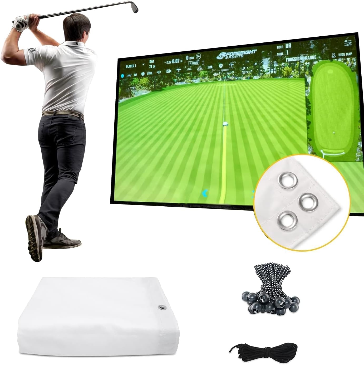 Ultimate Washable Golf Screen - Improve Practice!