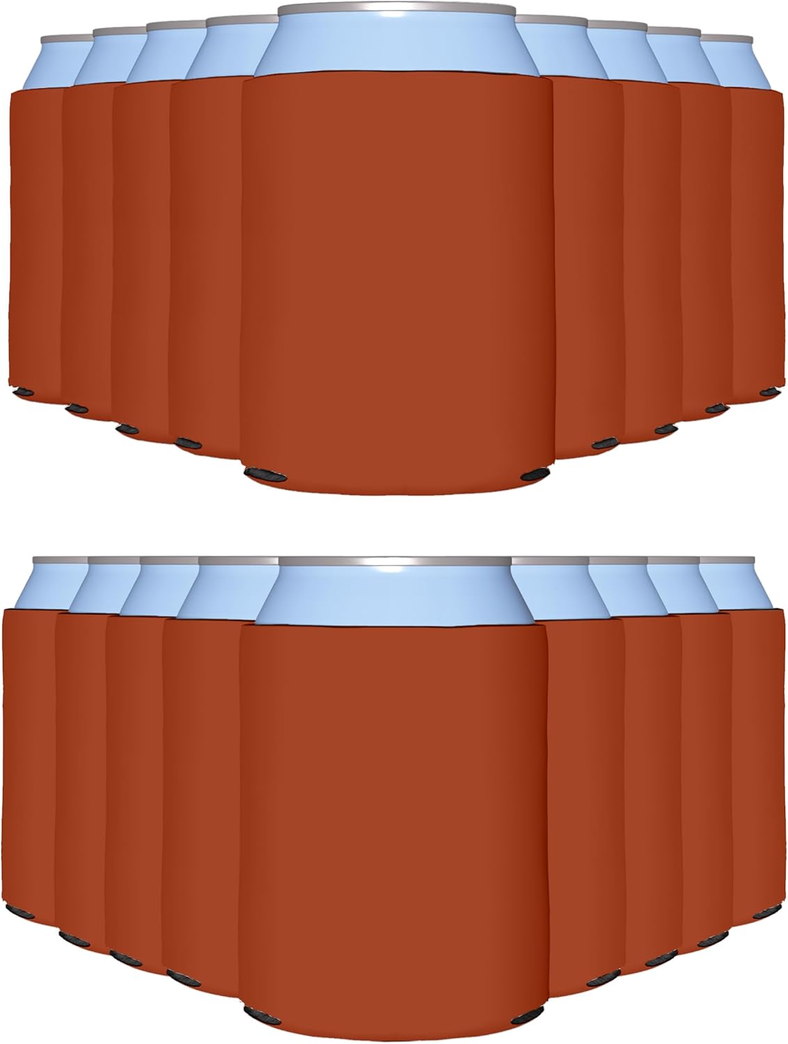 Customizable Texas Orange Can Cooler Sleeves for Parties