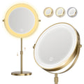 20X Makeup Mirror with Lights, 360 Rotation Vanity Mirror - Bright