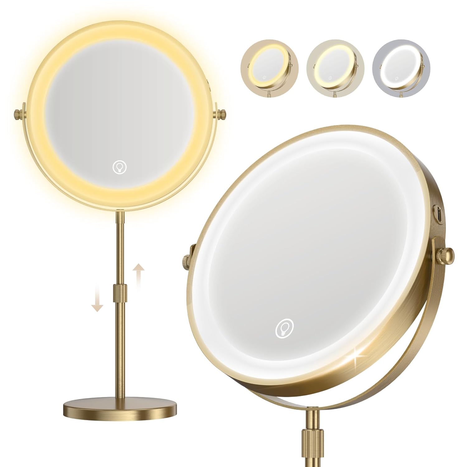 20X Makeup Mirror with Lights for Perfect Makeup Application