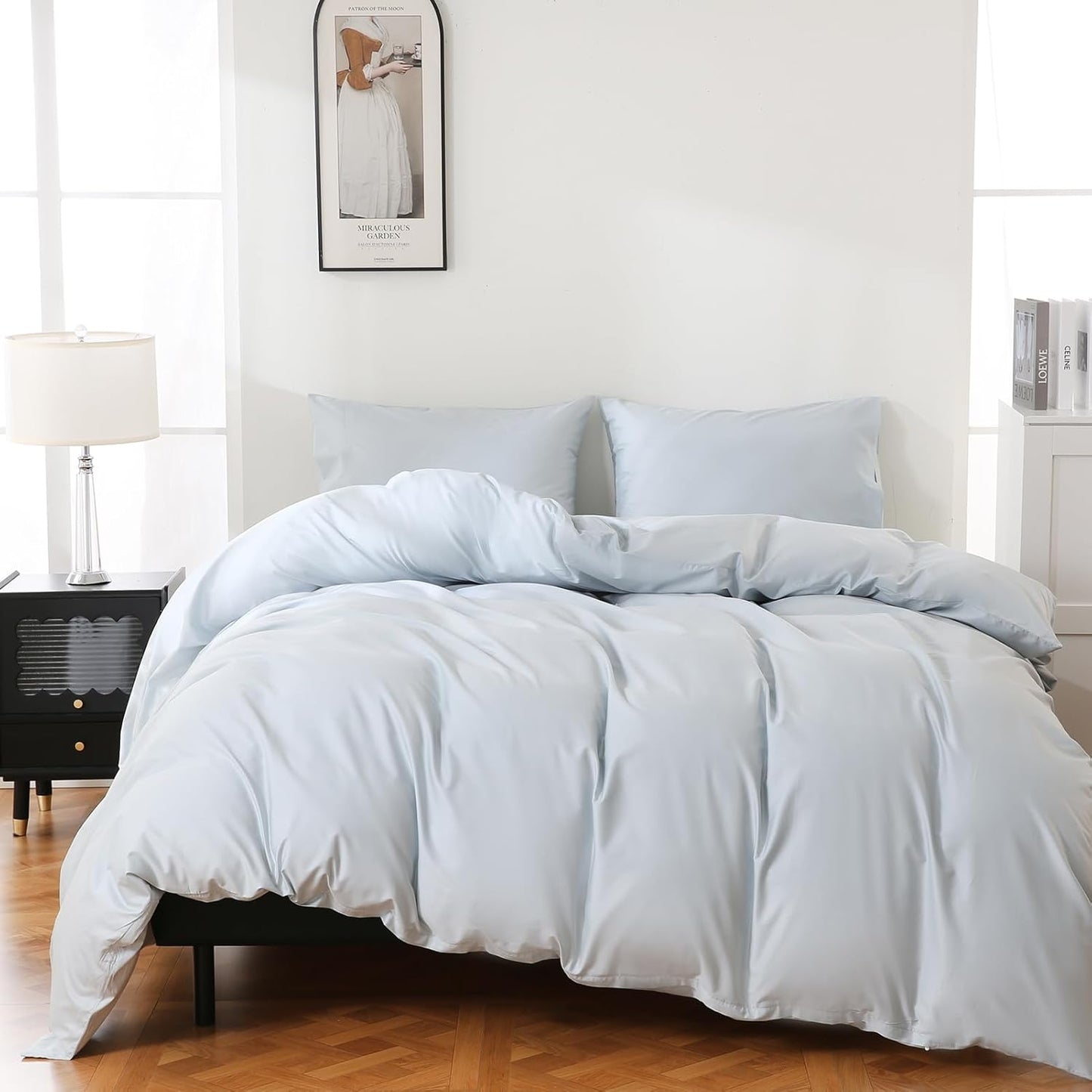 100% Organic Cotton Oversized King Duvet Cover for Comfort
